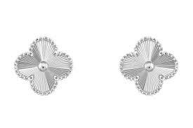 ヴィンテージアルハンブラ、イヤリング、ホワイトゴールドギヨシェ（金・貴金属）の商品画像 - 査定依頼日：2025年5月19日 - 最高査定価格：600,000円