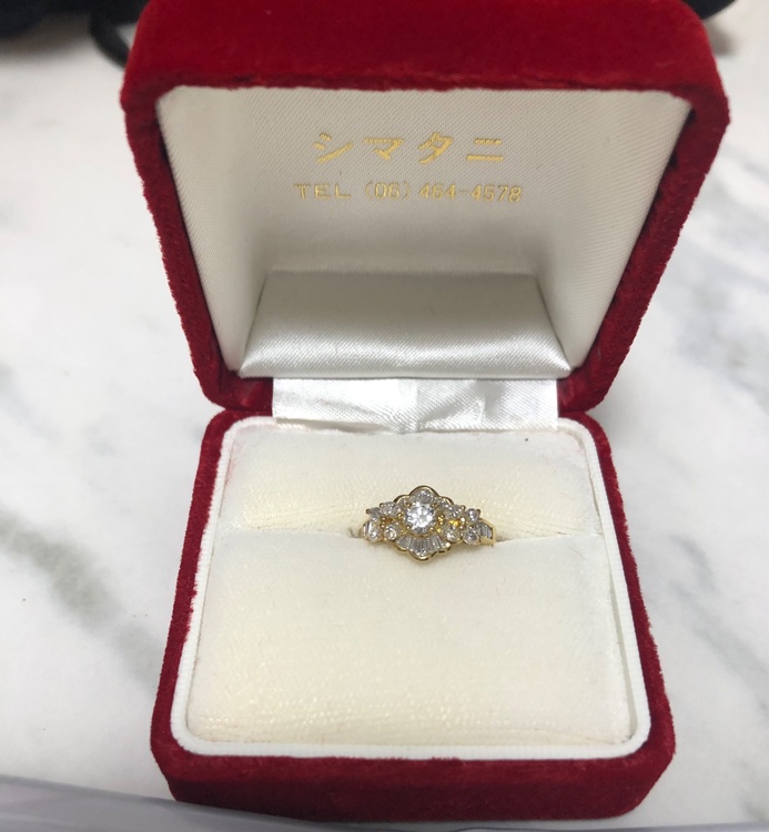 K18リング（宝石）の商品画像 - 査定依頼日：2025年12月14日 - 最高査定価格：120,000円