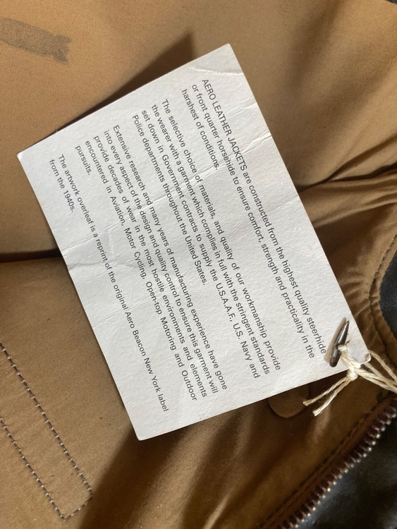 エアロレザー　A2フライトジャケット（古着・ファッション）の商品画像 - 査定依頼日：2026年4月14日 - 最高査定価格：28,000円