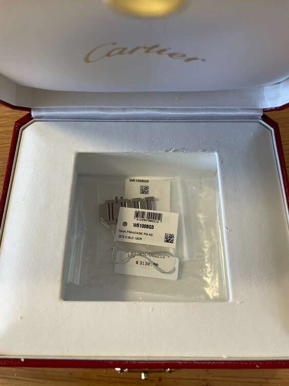 タンクフランセーズSM（高級時計）の商品画像 - 査定依頼日：2025年5月25日 - 最高査定価格：330,000円