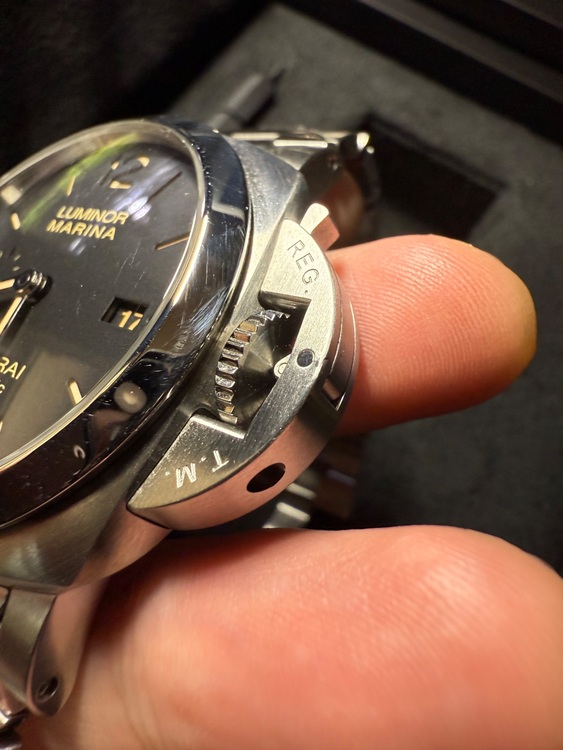 パネライルミノール マリーナ 1950 3デイズ 44mm（高級時計）の商品画像 - 査定依頼日：2025年7月17日 - 最高査定価格：710,000円