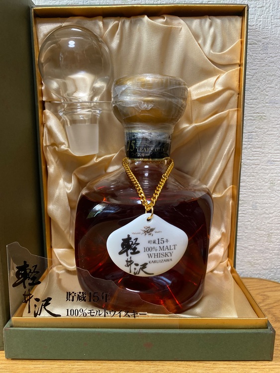 軽井沢貯蔵15年100% MALT WHISKY 720ml 43%（お酒）の商品画像 - 査定依頼日：2025年8月19日 - 最高査定価格：80,000円