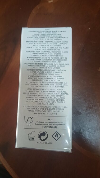 メイソンマルジェラレプリカサンデーモーニング100ml（コスメ・美容・健康器具）の商品画像 - 査定依頼日：2026年6月29日 - 最高査定価格：7,500円