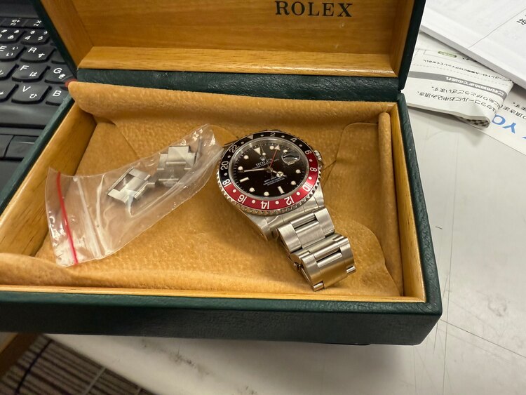 ロレックス GMTマスター 1671（高級時計）の商品画像 - 査定依頼日：2025年4月17日 - 最高査定価格：1,700,000円