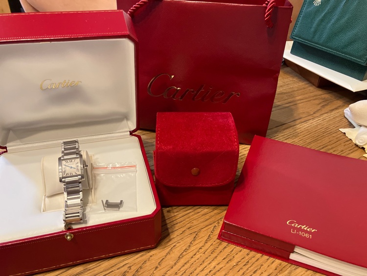 Watch Steel Tank Francaise Small Model（高級時計）の商品画像 - 査定依頼日：2025年6月13日 - 最高査定価格：330,000円