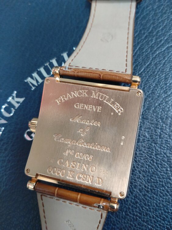 フランクミュラー マスタースクエア 6050K CASINO　DM（高級時計）の商品画像 - 査定依頼日：2026年4月7日 - 最高査定価格：2,800,000円