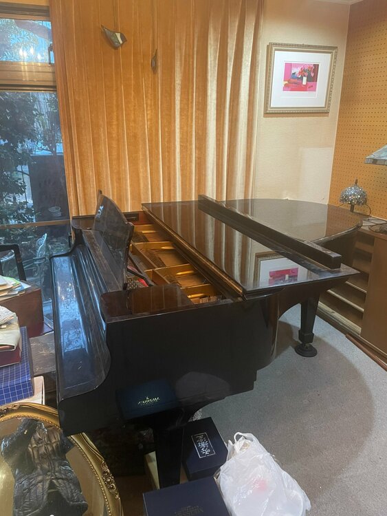 O型　グランドピアノ　シリアル番号：534070 ロット番号：22050 16（ピアノ・楽器・PA機材）の商品画像 - 査定依頼日：2025年12月14日 - 最高査定価格：100,000円