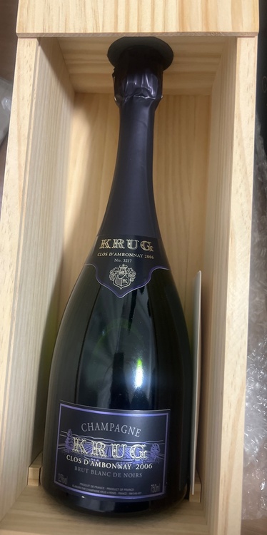 Krug Clos d’Ambonnay 2006（お酒）の商品画像 - 査定依頼日：2026年3月9日 - 最高査定価格：450,000円