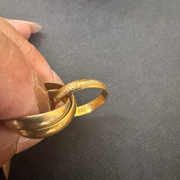 カルティエ　トリニティリング　750（金・貴金属）の商品画像 - 査定依頼日：2025年5月16日 - 最高査定価格：100,000円