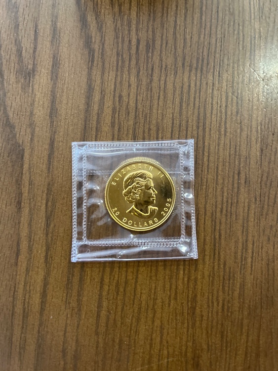 メイプルリーフコイン2分の１オンス（金・貴金属）の商品画像 - 査定依頼日：2026年3月4日 - 最高査定価格：80,000円