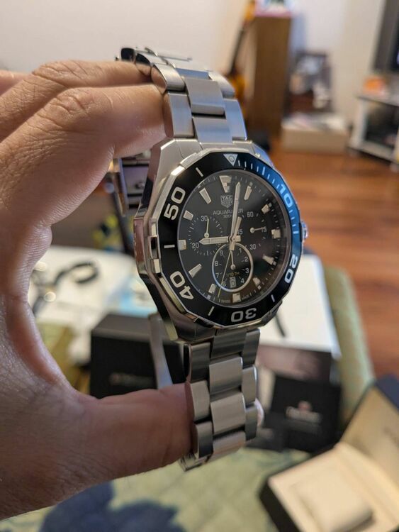 TAGHEUERアクアレーサー（高級時計）の商品画像 - 査定依頼日：2025年9月6日 - 最高査定価格：120,000円