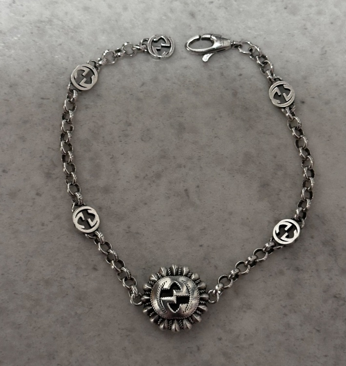 グッチ GUCCI インターロッキングG チェーン ブレスレット SV925 シルバー 731193（古着・ファッション）の商品画像 - 査定依頼日：2026年8月29日 - 最高査定価格：14,000円