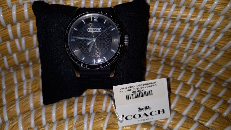 COACH時計14501801ブラック（高級時計）の商品画像 - 査定依頼日：2026年4月22日 - 最高査定価格：2,000円