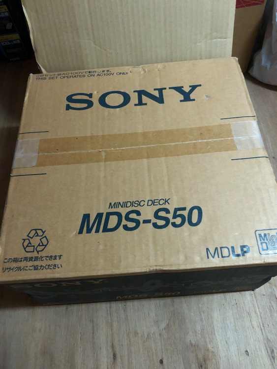 SONY MINIDISK DECK MDSｰS50（オーディオ・スピーカー）の商品画像 - 査定依頼日：2025年8月10日 - 最高査定価格：24,000円