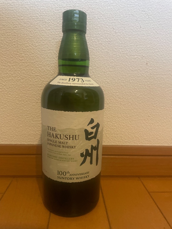 白州（お酒）の商品画像 - 査定依頼日：2026年4月17日 - 最高査定価格：9,500円