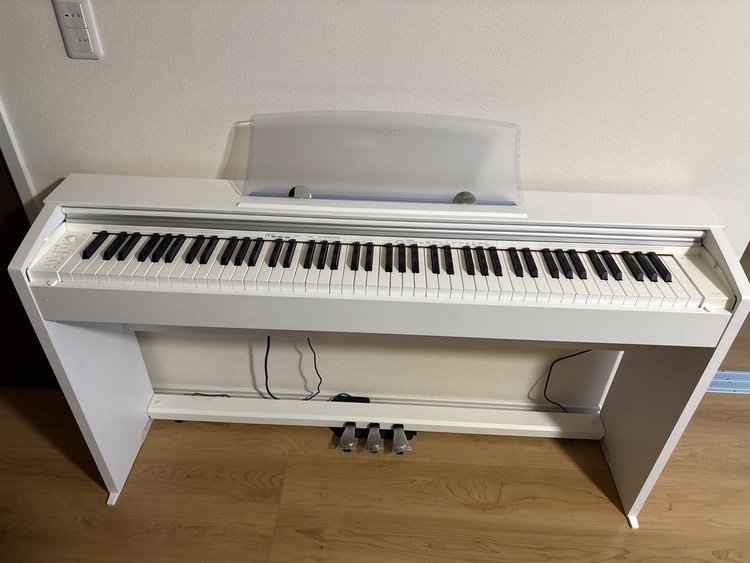 カシオ　PX770WE（ピアノ・楽器・PA機材）の商品画像 - 査定依頼日：2025年10月31日 - 最高査定価格：3,000円