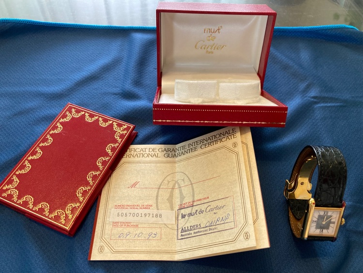MUST de CARTIER 腕時計（高級時計）の商品画像 - 査定依頼日：2025年7月11日 - 最高査定価格：620,000円