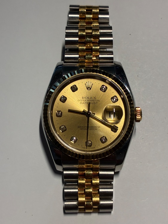 ロレックス デイトジャスト 116233GR（高級時計）の商品画像 - 査定依頼日：2025年7月24日 - 最高査定価格：1,300,000円
