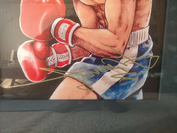 あしたのジョー：「闘魂」「プロフィール」（ピエゾグラフ２点）（美術品・骨董品）の商品画像 - 査定依頼日：2025年3月11日 - 最高査定価格：55,000円