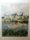 Michel Rodde  シャンポール城　カラーリトグラフ（美術品・骨董品）の商品画像 - 査定依頼日：2026年5月31日 - 最高査定価格：1,000円