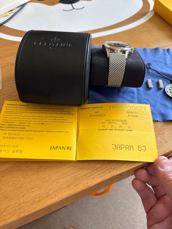 ブライトリング その他 A015B99oc（高級時計）の商品画像 - 査定依頼日：2025年8月16日 - 最高査定価格：450,000円