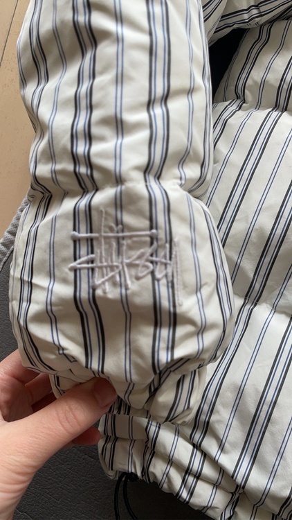 Stripe Puffer Jacket（古着・ファッション）の商品画像 - 査定依頼日：2026年8月8日 - 最高査定価格：12,000円