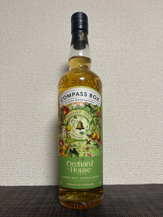 コンパスボックス　オーチャードハウス（お酒）の商品画像 - 査定依頼日：2025年11月16日 - 最高査定価格：5,500円