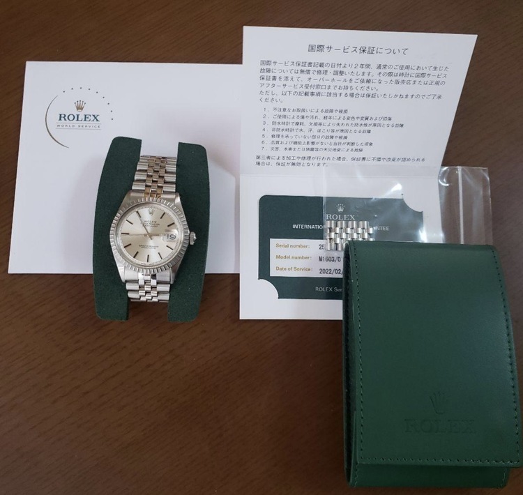 ロレックス デイトジャスト 160（高級時計）の商品画像 - 査定依頼日：2025年12月30日 - 最高査定価格：430,000円