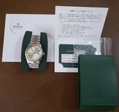 ロレックス デイトジャスト 160（高級時計）の商品画像 - 査定依頼日：2025年12月30日 - 最高査定価格：430,000円