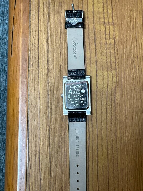 カルティエ その他 ARGENT 925 Plaque or G 20W （高級時計）の商品画像 - 査定依頼日：2025年1月7日 - 最高査定価格：150,000円