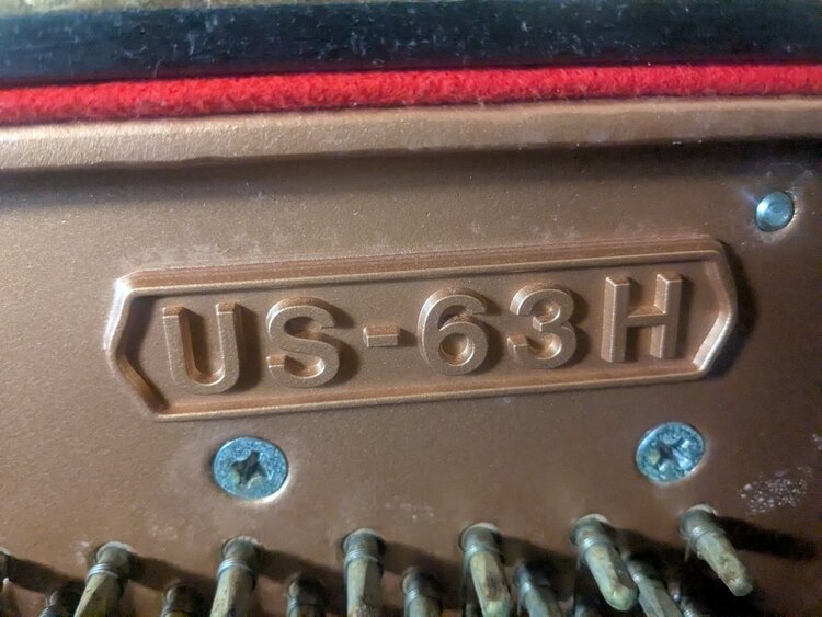 US-63H（ピアノ・楽器・PA機材）の商品画像 - 査定依頼日：2026年8月27日 - 最高査定価格：10,000円