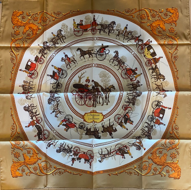 スカーフ　カレ90（古着・ファッション）の商品画像 - 査定依頼日：2025年10月5日 - 最高査定価格：5,000円