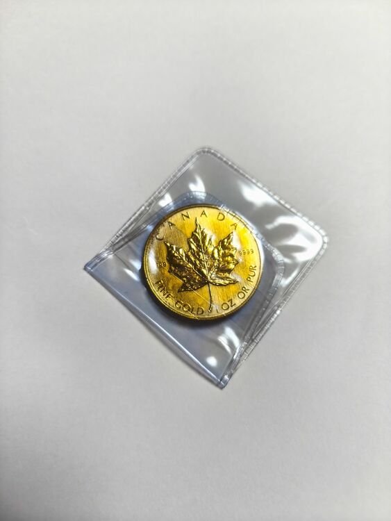 メイプル金貨　1オンス（金・貴金属）の商品画像 - 査定依頼日：2025年8月25日 - 最高査定価格：527,704円