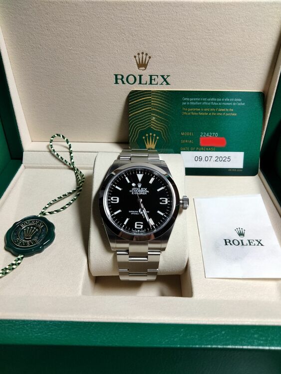 ロレックス エクスプローラー 224270（高級時計）の商品画像 - 査定依頼日：2025年8月23日 - 最高査定価格：1,400,000円