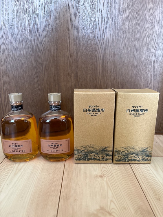 サントリーシングルモルトウィスキ白州蒸溜所限定（お酒）の商品画像 - 査定依頼日：2026年4月18日 - 最高査定価格：8,000円