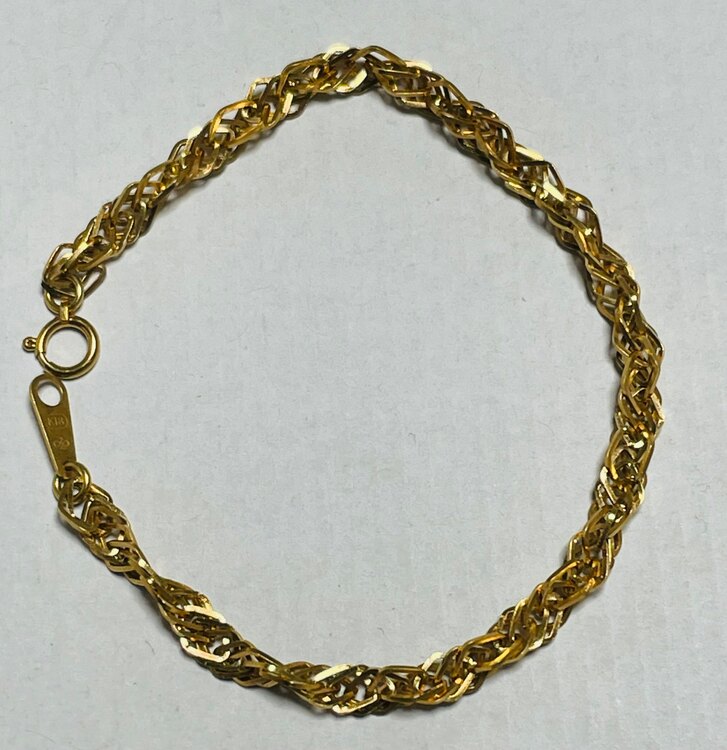 ブレスレット5グラム（金・貴金属）の商品画像 - 査定依頼日：2025年2月6日 - 最高査定価格：50,000円