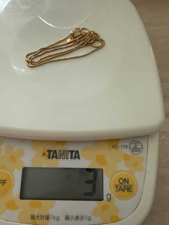 ネックレス（金・貴金属）の商品画像 - 査定依頼日：2025年4月28日 - 最高査定価格：37,000円