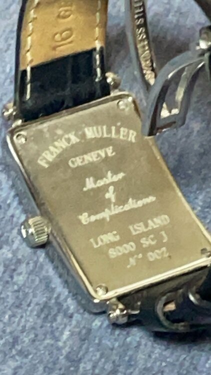 フランクミュラー ロングアイランド 8000S（高級時計）の商品画像 - 査定依頼日：2025年4月11日 - 最高査定価格：1,000円