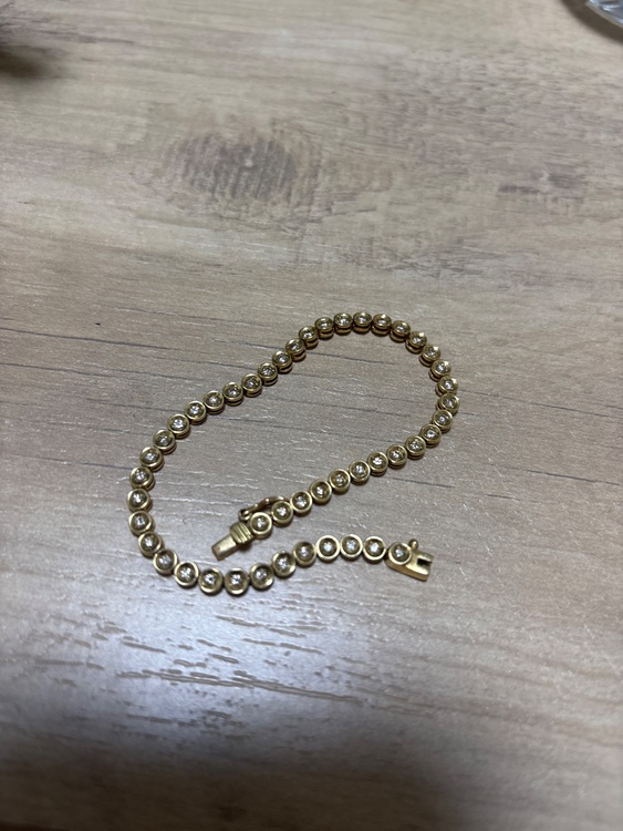 18金　ダイヤ　ブレスレット（金・貴金属）の商品画像 - 査定依頼日：2025年10月27日 - 最高査定価格：250,000円