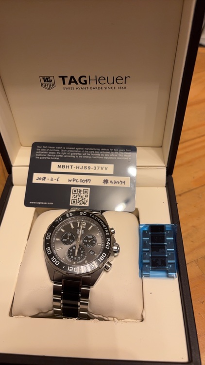 タグホイヤー フォーミュラ （高級時計）の商品画像 - 査定依頼日：2025年11月1日 - 最高査定価格：280,000円