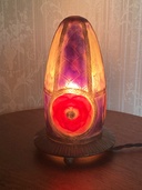 アンリールソーのランプ1923年作「バラの窓」（美術品・骨董品）の商品画像 - 査定依頼日：2026年3月3日 - 最高査定価格：30,000円