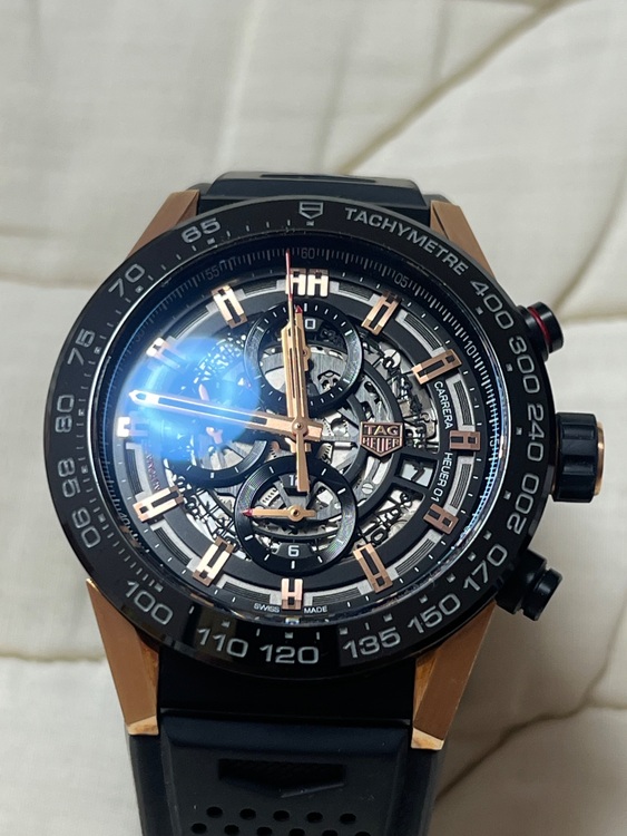 タグホイヤー カレラ ホイヤー01クロノグラフ　CAR2A5（高級時計）の商品画像 - 査定依頼日：2025年8月14日 - 最高査定価格：550,000円