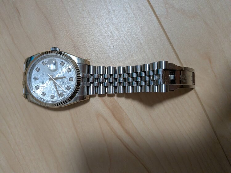 ロレックス デイトジャスト 116234 M50245（高級時計）の商品画像 - 査定依頼日：2026年4月11日 - 最高査定価格：1,050,000円