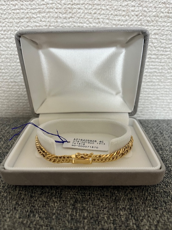 ブレスレット　12面カット　18g 18センチ（金・貴金属）の商品画像 - 査定依頼日：2026年7月24日 - 最高査定価格：320,000円