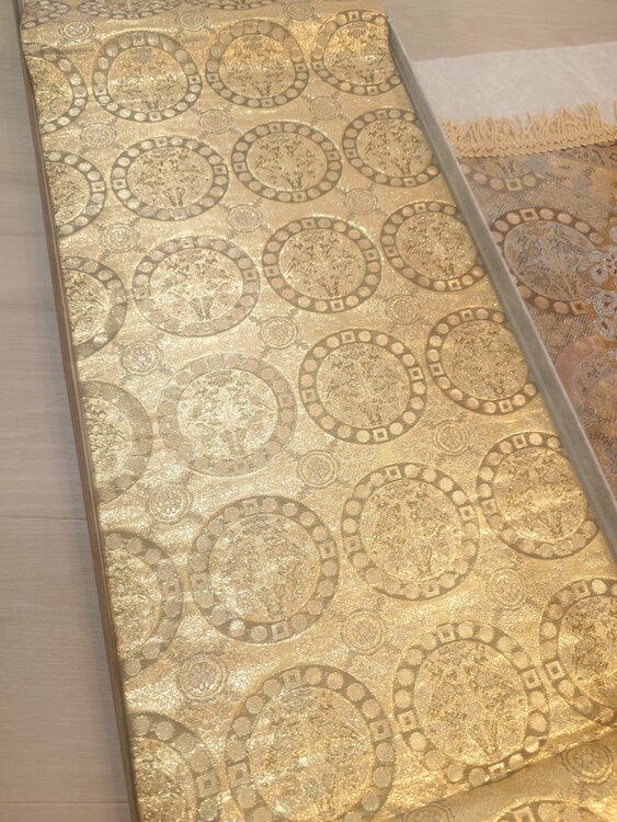 佐賀錦　帯　富貴華（着物）の商品画像 - 査定依頼日：2026年3月30日 - 最高査定価格：100円