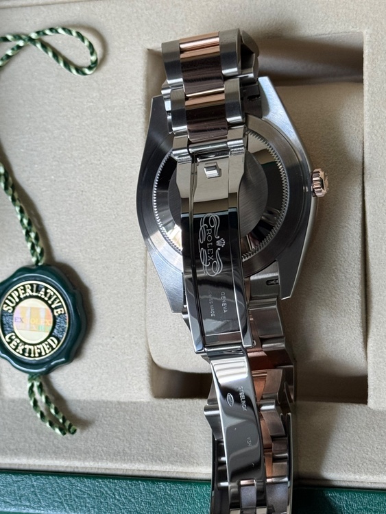 デイトジャスト 41  オイスタースチール＆エバーローズゴールド  リファレンス（高級時計）の商品画像 - 査定依頼日：2025年12月13日 - 最高査定価格：2,160,000円