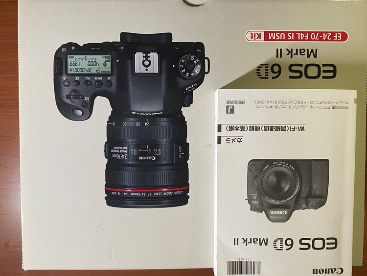 EOS 6D Mark Ⅱ EF 24-70 F4L IS USM kit（カメラ）の商品画像 - 査定依頼日：2026年9月27日 - 最高査定価格：107,000円