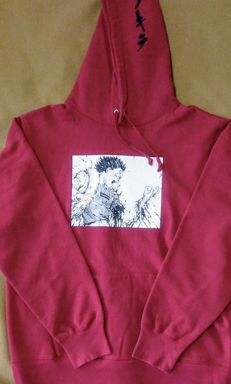 AKIRA Arm Hooded Sweatshirt（古着・ファッション）の商品画像 - 査定依頼日：2026年5月14日 - 最高査定価格：28,000円