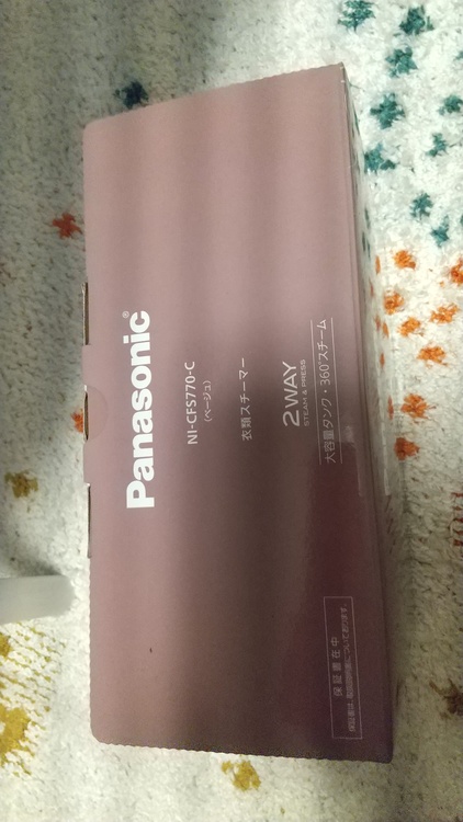 Panasonic  衣類スチーマー  NI-CFS770-C(ベージュ)（家電）の商品画像 - 査定依頼日：2022年6月6日 - 最高査定価格：5,500円