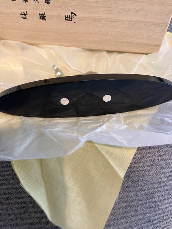  竹中銅器 高岡銅器 銅製文鎮 中川衛作 象嵌文鎮 午 34-07（美術品・骨董品）の商品画像 - 査定依頼日：2026年2月24日 - 最高査定価格：100,000円